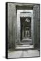 Asia Cambodia, Angkor Wat Hall-John Ford-Framed Stretched Canvas