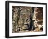 Asia, Cambodia, Angkor Watt, Siem Reap, Faces of the Bayon Temple-Terry Eggers-Framed Photographic Print