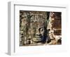 Asia, Cambodia, Angkor Watt, Siem Reap, Faces of the Bayon Temple-Terry Eggers-Framed Photographic Print