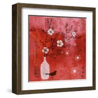 Asia Cherry Tree-Helene Druvert-Framed Art Print