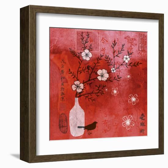 Asia Cherry Tree-Helene Druvert-Framed Art Print