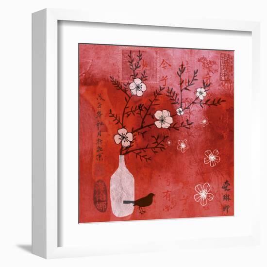 Asia Cherry Tree-Helene Druvert-Framed Art Print