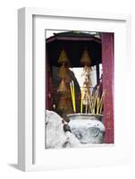 Asia, China, Macau, A-Ma Temple in Macau with Incense Burning-Terry Eggers-Framed Photographic Print