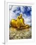 Asia, Golden Buddha in Ang Thong Province of Thailand-Terry Eggers-Framed Photographic Print