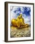 Asia, Golden Buddha in Ang Thong Province of Thailand-Terry Eggers-Framed Photographic Print