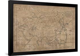 Asia in its Principal Divisions, London, 1767-John Spilsbury-Framed Giclee Print