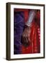 Asia, India, Bikaner. Clothing and silver bracelet detail.-Judith Haden-Framed Photographic Print