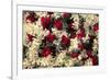 Asia, India, Calcutta. Floral garlands from the flower market in Calcutta.-Kymri Wilt-Framed Photographic Print