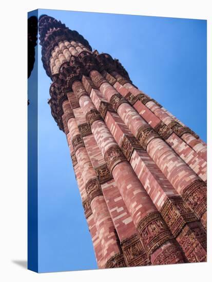 Asia. India, The Qtub Minar of the Alai-Darwaza complex in New Delhi.-Ralph H^ Bendjebar-Stretched Canvas