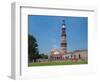 Asia. India, The Qtub Minar of the Alai-Darwaza complex in New Delhi.-Ralph H^ Bendjebar-Framed Photographic Print