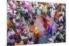 Asia, India, Uttar Pradesh, Nandgaon, Dancing During Holi Festival-ClickAlps-Mounted Photographic Print