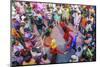 Asia, India, Uttar Pradesh, Nandgaon, Dancing During Holi Festival-ClickAlps-Mounted Photographic Print