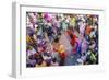 Asia, India, Uttar Pradesh, Nandgaon, Dancing During Holi Festival-ClickAlps-Framed Photographic Print