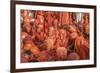 Asia, India, Uttar Pradesh, Nandgaon, Holi Festival of Colors-ClickAlps-Framed Photographic Print