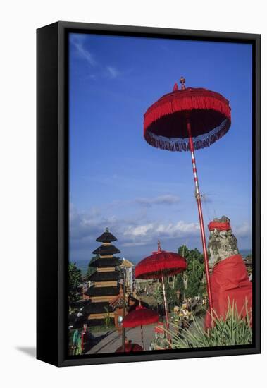 Asia, Indonesia, Bali, Pura Besakih. the 'Mother Temple.'-Merrill Images-Framed Stretched Canvas