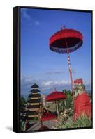 Asia, Indonesia, Bali, Pura Besakih. the 'Mother Temple.'-Merrill Images-Framed Stretched Canvas