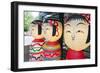 Asia, Japan, Honshu, Decorative Doll Lanterns-Christian Kober-Framed Photographic Print