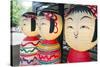 Asia, Japan, Honshu, Decorative Doll Lanterns-Christian Kober-Stretched Canvas