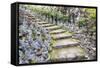 Asia, Japan, Honshu, Hiroshima Prefecture, Miyajima Island, Statues in Daisho in Temple-Christian Kober-Framed Stretched Canvas