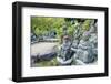 Asia, Japan, Honshu, Hiroshima Prefecture, Miyajima Island, Statues in Daisho in Temple-Christian Kober-Framed Photographic Print