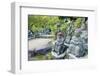 Asia, Japan, Honshu, Hiroshima Prefecture, Miyajima Island, Statues in Daisho in Temple-Christian Kober-Framed Photographic Print