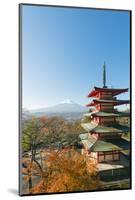 Asia, Japan, Honshu, Mt Fuji 3776M, Arakura Sengen Jinja, UNESCO World Heritage Site-Christian Kober-Mounted Photographic Print