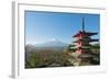 Asia, Japan, Honshu, Mt Fuji 3776M, Arakura Sengen Jinja, UNESCO World Heritage Site-Christian Kober-Framed Photographic Print