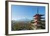 Asia, Japan, Honshu, Mt Fuji 3776M, Arakura Sengen Jinja, UNESCO World Heritage Site-Christian Kober-Framed Photographic Print