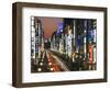 Asia, Japan, Honshu, Tokyo, Ginza, View Along Chuo-dori, a Fashionable Shopping Street in Tokyo-Gavin Hellier-Framed Photographic Print