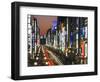 Asia, Japan, Honshu, Tokyo, Ginza, View Along Chuo-dori, a Fashionable Shopping Street in Tokyo-Gavin Hellier-Framed Photographic Print