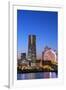 Asia, Japan, Honshu, Yokohama Bay, City Skyline and Landmark Tower-Christian Kober-Framed Photographic Print