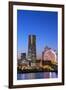 Asia, Japan, Honshu, Yokohama Bay, City Skyline and Landmark Tower-Christian Kober-Framed Photographic Print