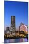 Asia, Japan, Honshu, Yokohama Bay, City Skyline and Landmark Tower-Christian Kober-Mounted Photographic Print