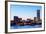 Asia, Japan, Honshu, Yokohama Bay, City Skyline and Mt Fuji, Landmark Tower-Christian Kober-Framed Photographic Print