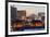 Asia, Japan, Honshu, Yokohama Bay, City Skyline and Mt Fuji-Christian Kober-Framed Photographic Print