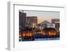 Asia, Japan, Honshu, Yokohama Bay, City Skyline and Mt Fuji-Christian Kober-Framed Photographic Print