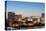 Asia, Japan, Honshu, Yokohama Bay, City Skyline and Mt Fuji-Christian Kober-Stretched Canvas