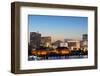 Asia, Japan, Honshu, Yokohama Bay, City Skyline and Mt Fuji-Christian Kober-Framed Premium Photographic Print