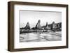 Asia, Japan, Kushimoto. View of Hashigui-Iwa Rocks on Ocean Shore-Dennis Flaherty-Framed Photographic Print