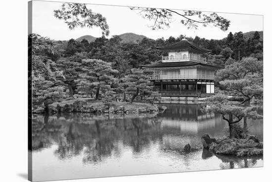Asia, Japan, Kyoto. Kinkaku-Ji Zen Buddhist Temple-Dennis Flaherty-Stretched Canvas