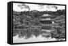 Asia, Japan, Kyoto. Kinkaku-Ji Zen Buddhist Temple-Dennis Flaherty-Framed Stretched Canvas