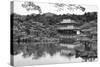 Asia, Japan, Kyoto. Kinkaku-Ji Zen Buddhist Temple-Dennis Flaherty-Stretched Canvas