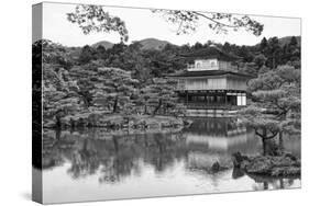 Asia, Japan, Kyoto. Kinkaku-Ji Zen Buddhist Temple-Dennis Flaherty-Stretched Canvas