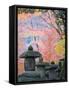 Asia, Japan; Kyoto, Sagano, Nison in (Nisonin) Temple-Christian Kober-Framed Stretched Canvas