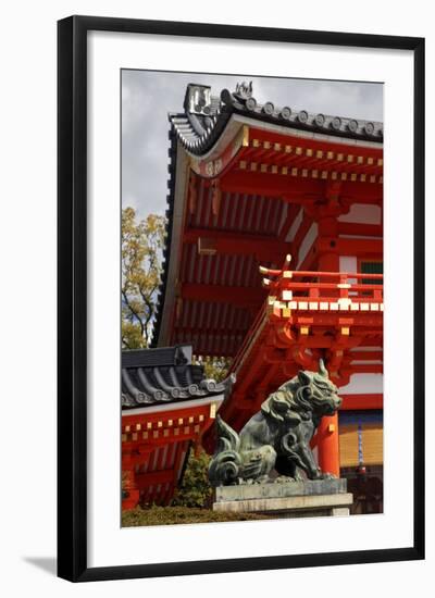Asia, Japan, Kyoto. View of Fushimi-Inari-Taisha Shinto Shrine-Jaynes Gallery-Framed Photographic Print