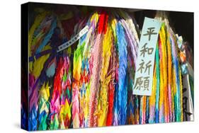 Asia, Japan, Kyushu, Nagasaki, Peace Park, Peace Cranes in Memory 1945 Atomic Bomb Victims-Christian Kober-Stretched Canvas