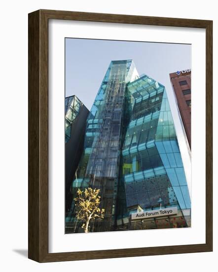 Asia, Japan, Tokyo, Harajuku Ward, Audi Forum Building-Christian Kober-Framed Photographic Print