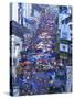 Asia, Malaysia, Kuala Lumper, Night Market in Chinatown-Gavin Hellier-Stretched Canvas