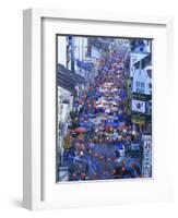 Asia, Malaysia, Kuala Lumper, Night Market in Chinatown-Gavin Hellier-Framed Photographic Print