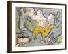 Asia: Map of the Continent Including Japan and the East Indies with Part of New Guinea, circa 1580-Abraham Ortelius-Framed Giclee Print